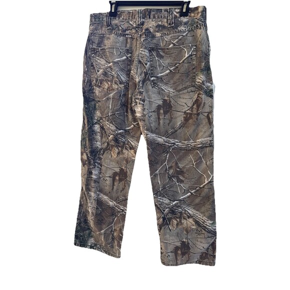 Realtree Xtra Camo Pants 34x30 Mens Straight Leg Hunting Camping Fishing Casual - Picture 9 of 9